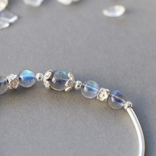 Moonstone Hexagram Bracelet - Image 4