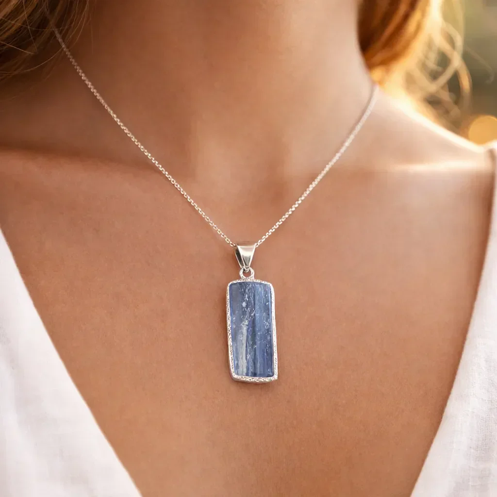 Mystical Blue Kyanite Pendant — Align, Express & Inspire - Image 6