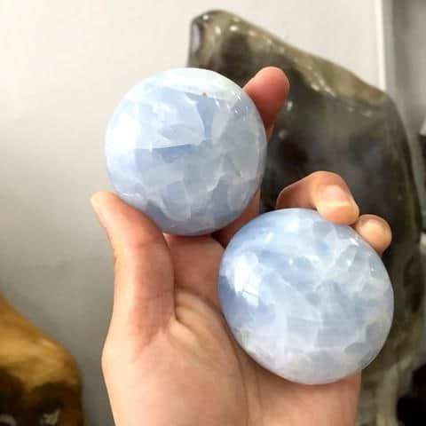 Natural Blue Celestine Crystal - Image 3