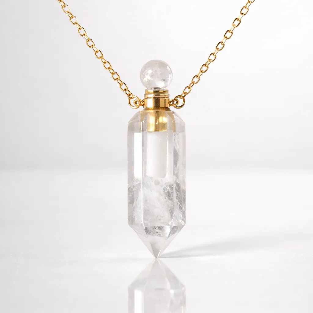Natural Carved Stone Perfume Bottles — Infuse Your Scent with Healing Energy - Image 4