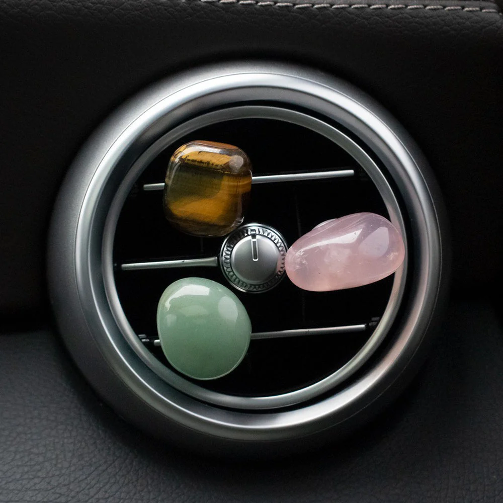 Natural Crystal Car Vent Clip - Image 2