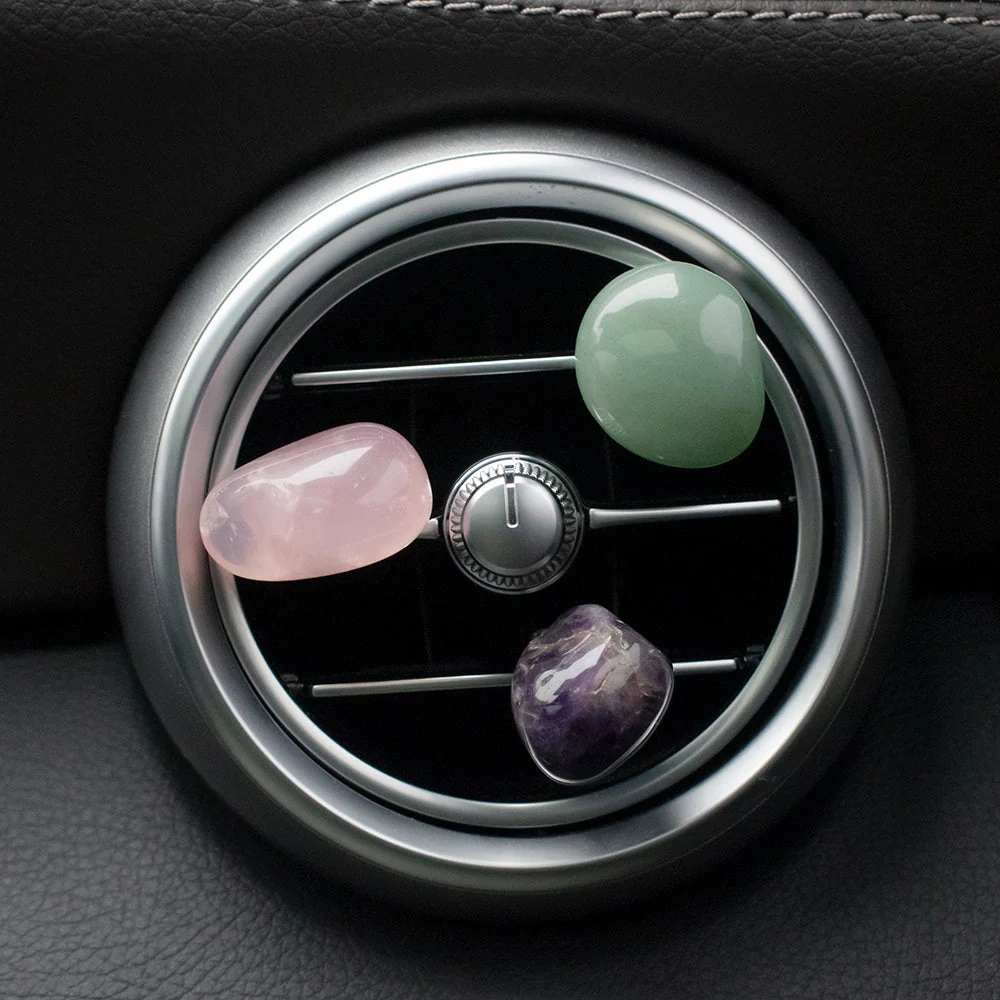 Natural Crystal Car Vent Clip - Image 3