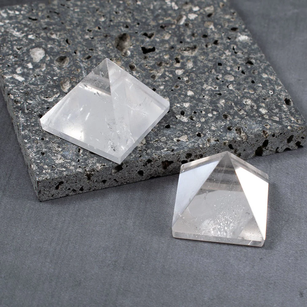 Natural Crystal Clear Quartz Pyramid - Image 4