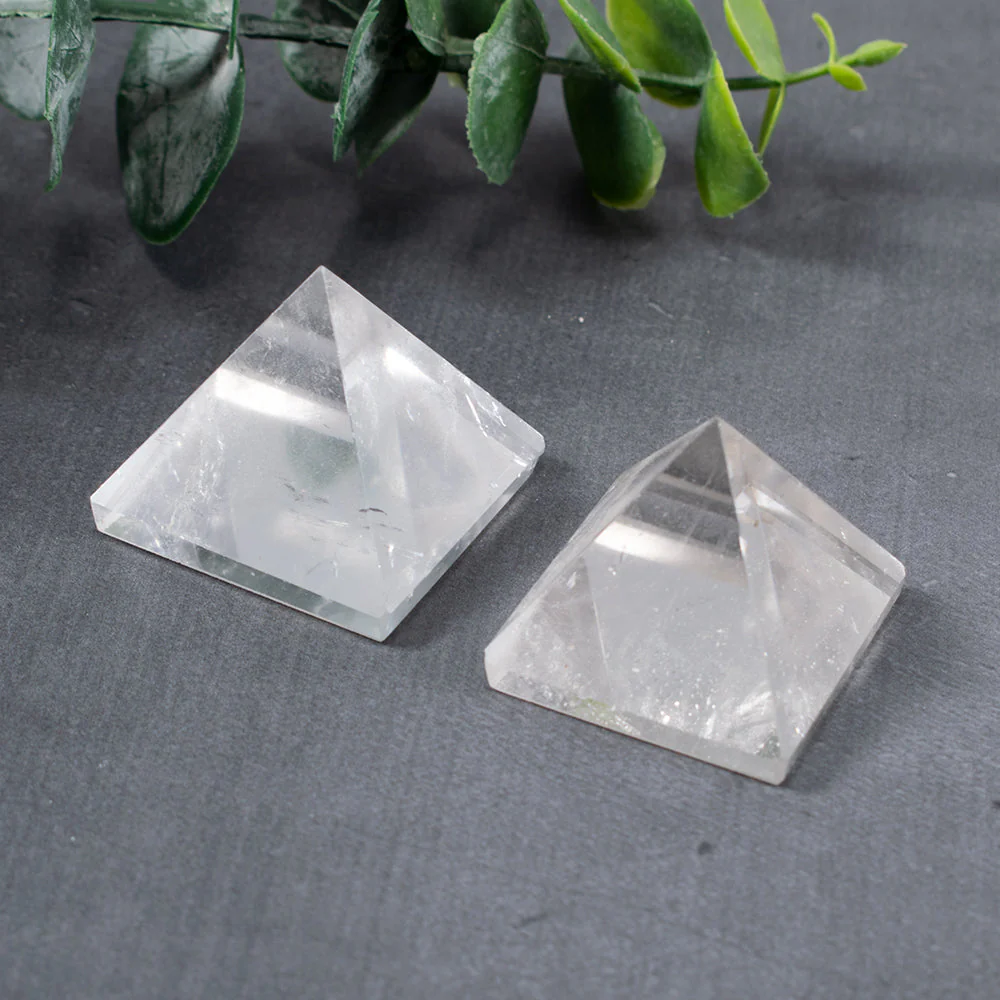 Natural Crystal Clear Quartz Pyramid - Image 5