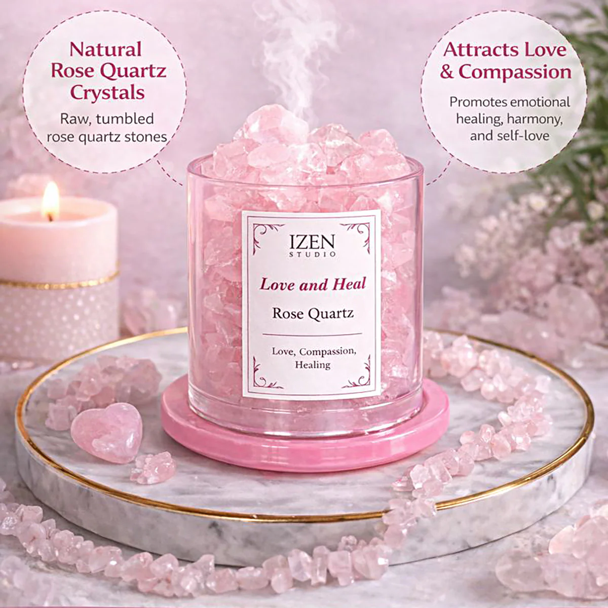 Natural Crystal Essential Oil Diffuser - Image 4