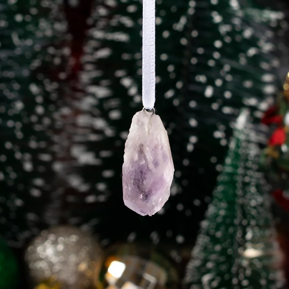 Natural Crystal Hanging Christmas Decor - Image 3