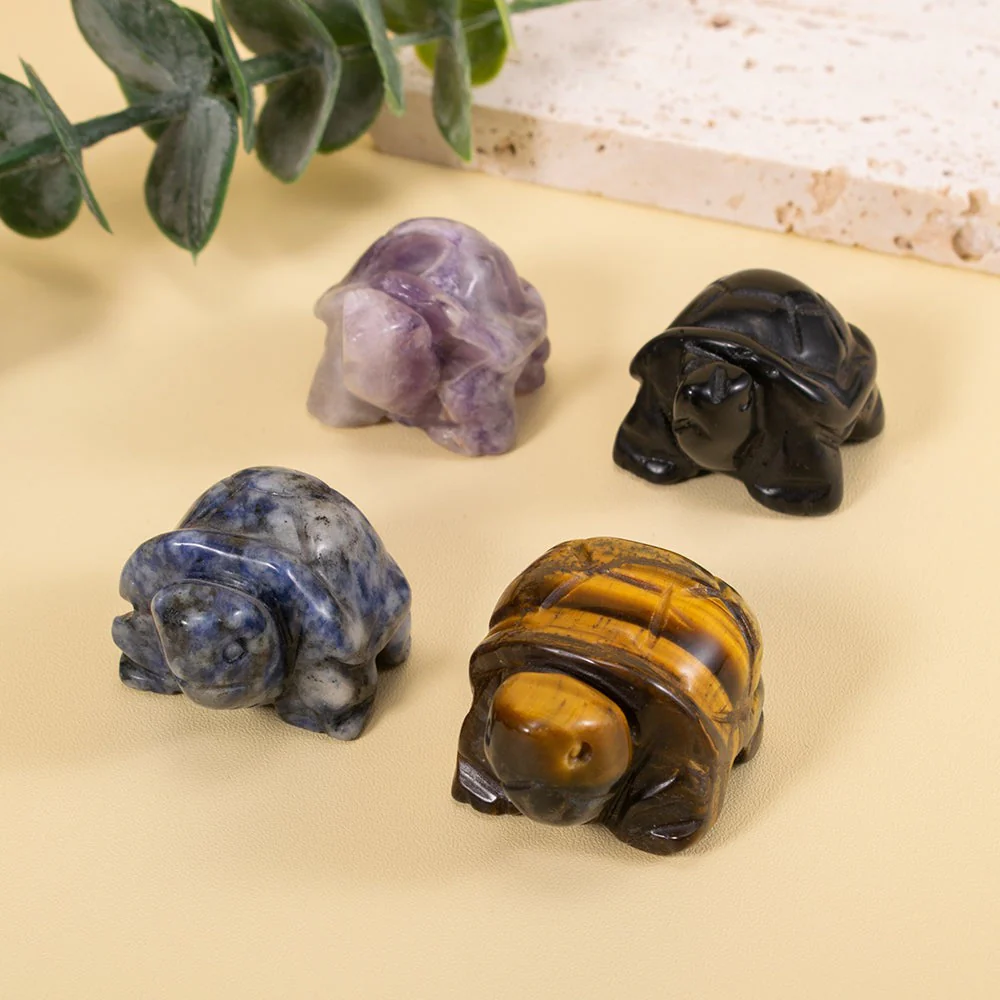 Natural Crystal Turtle Figurine - Image 6