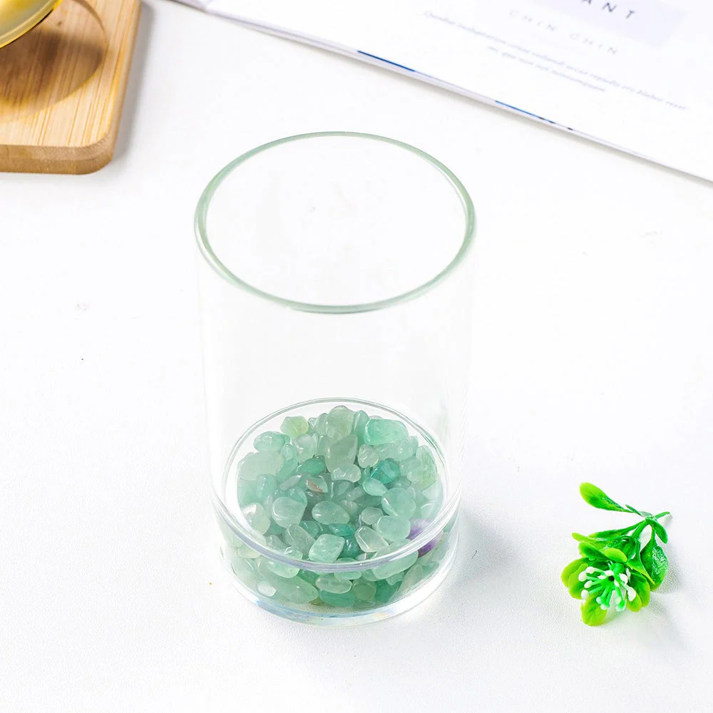 Natural Gemstone Glass Water Cup - Image 10