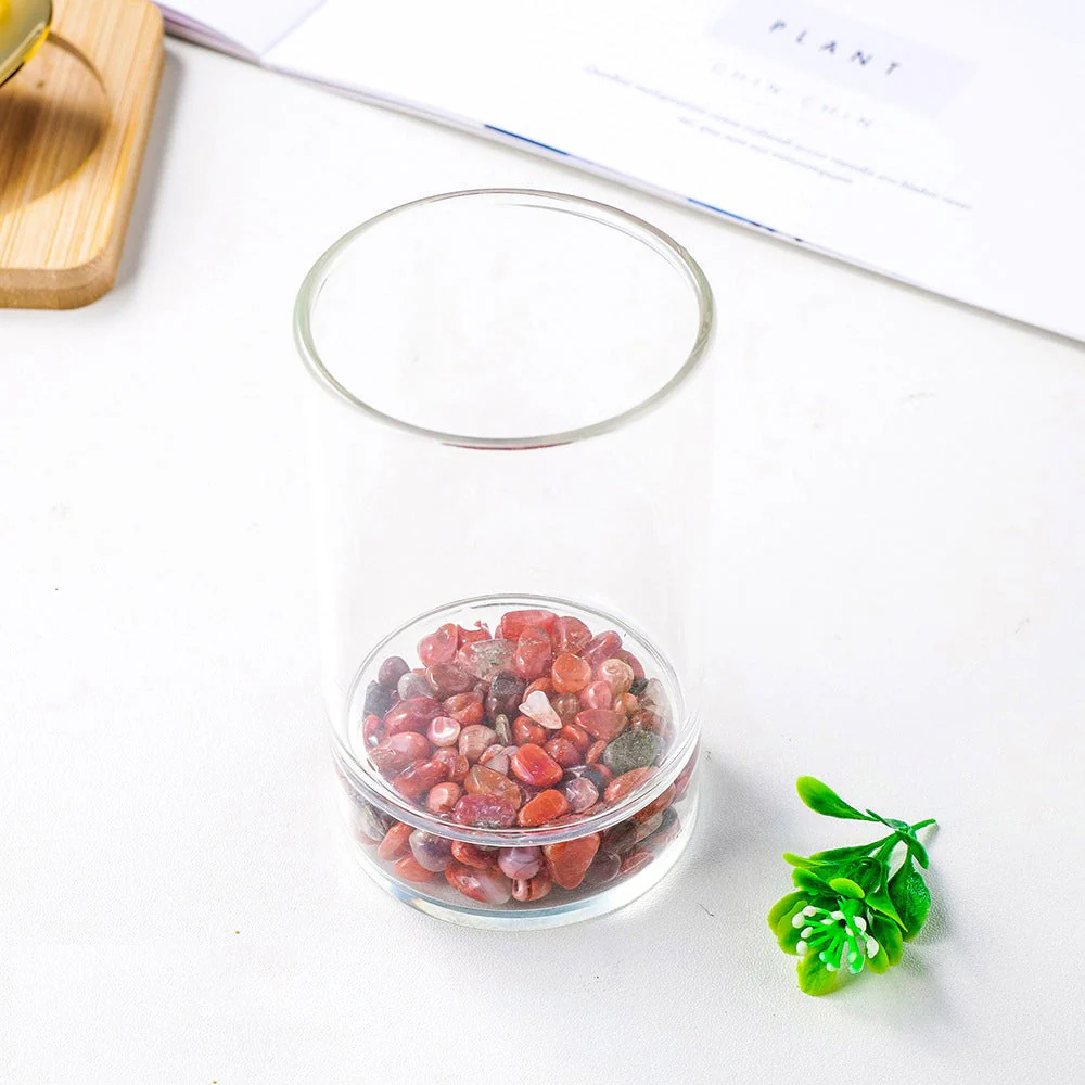 Natural Gemstone Glass Water Cup - Image 4