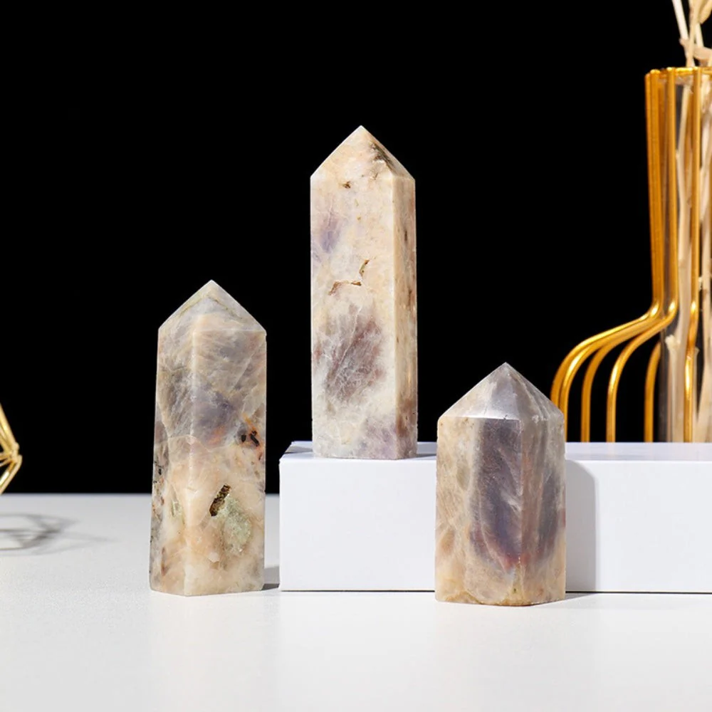 Natural Moonstone Crystal Tower - Image 4