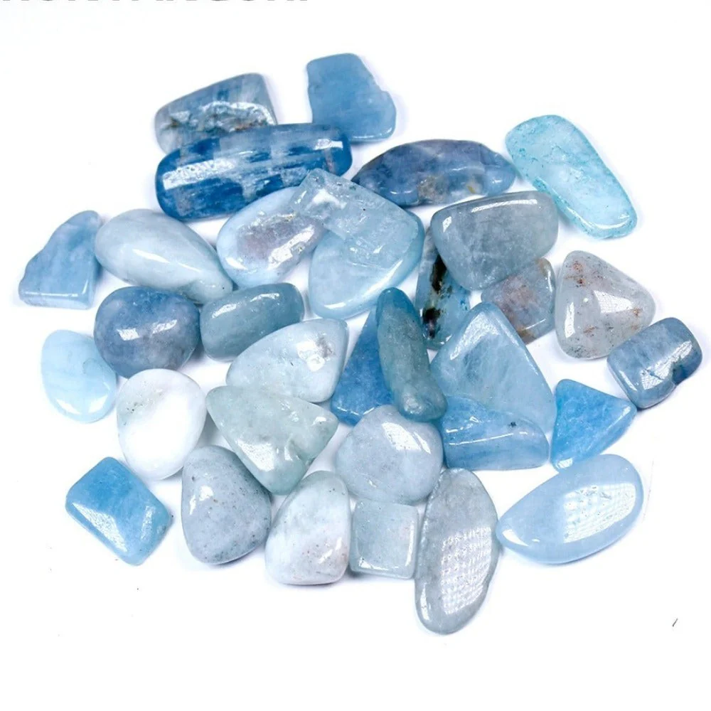 Natural Polished Aquamarine Stones - Image 2