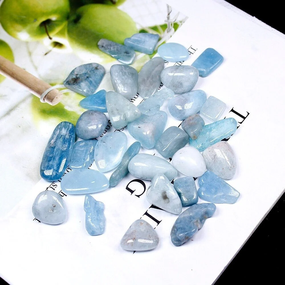 Natural Polished Aquamarine Stones - Image 5
