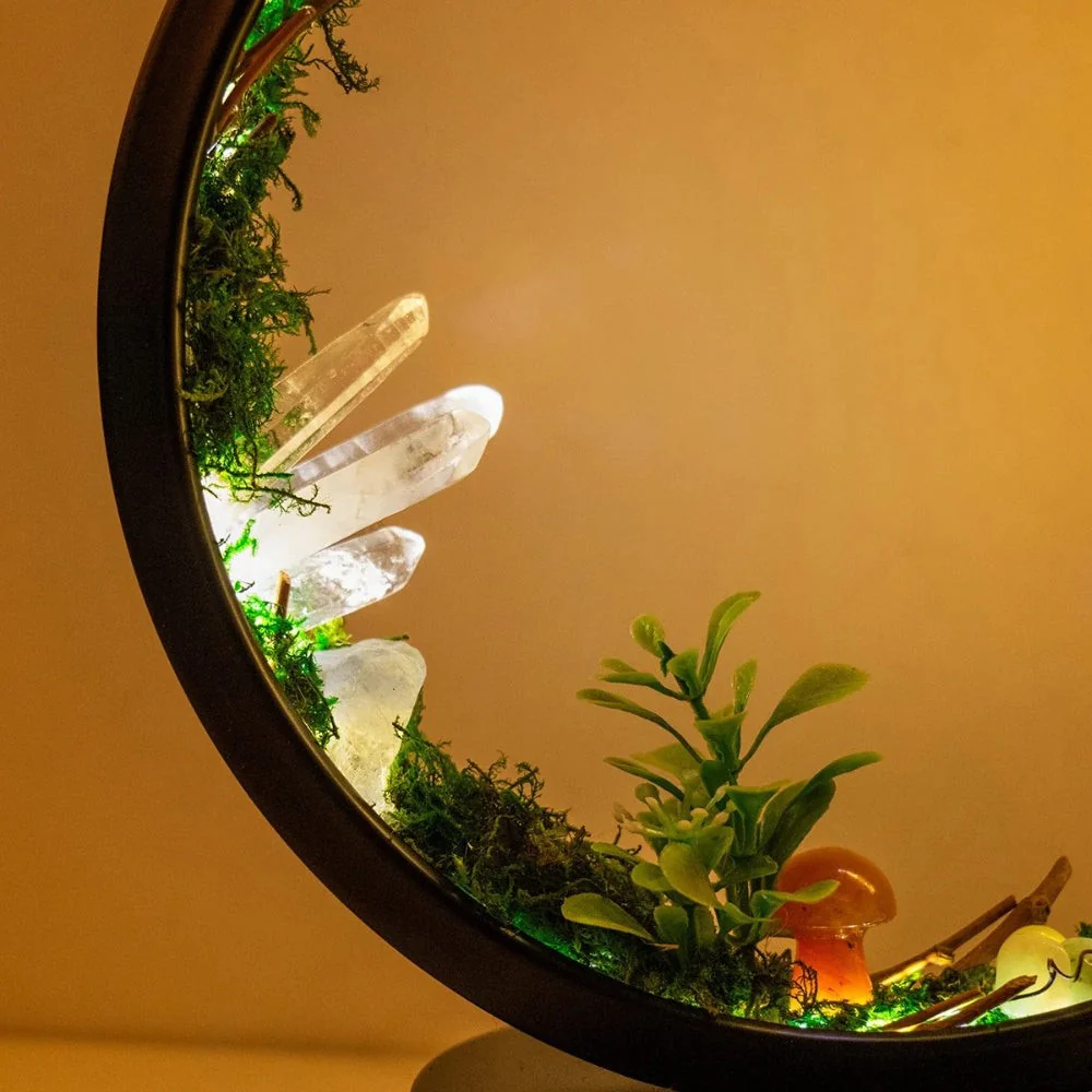 Natural Quartz Forest LED Lamp - Image 2