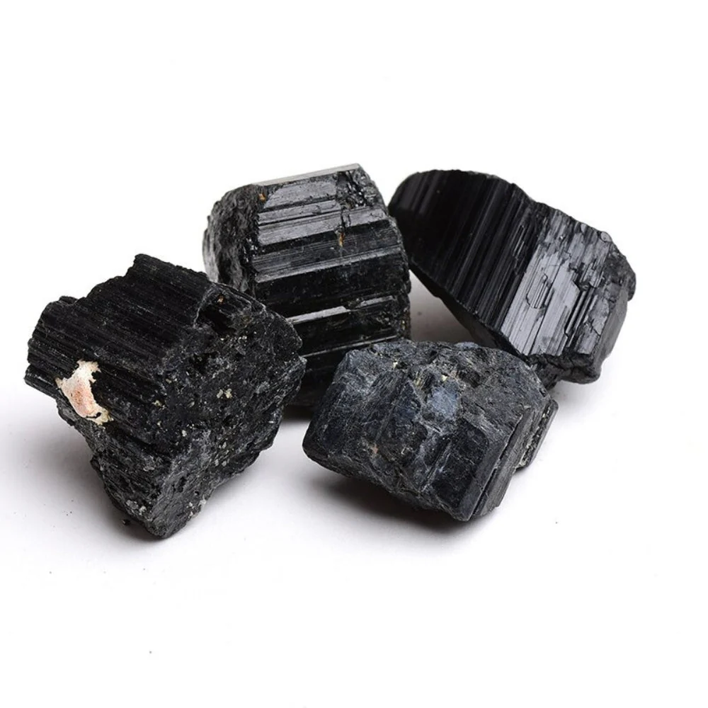 Natural Raw Black Tourmaline Stones - Image 3