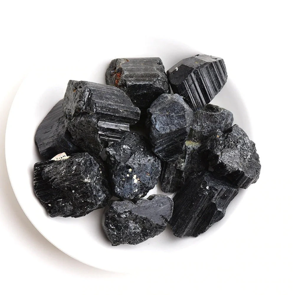 Natural Raw Black Tourmaline Stones - Image 4