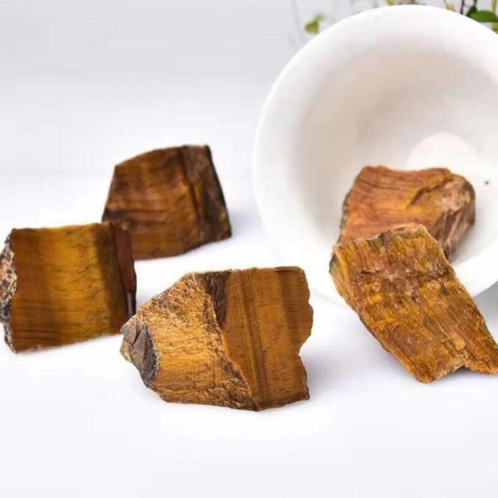Natural Raw Tiger's Eye Stones - Image 2