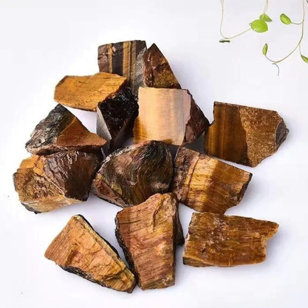 Natural Raw Tiger's Eye Stones - Image 3