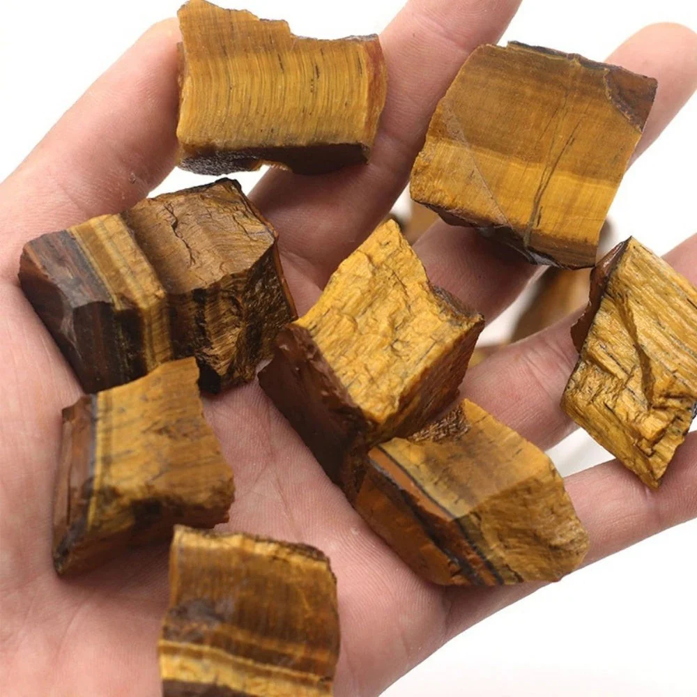 Natural Raw Tiger's Eye Stones - Image 4