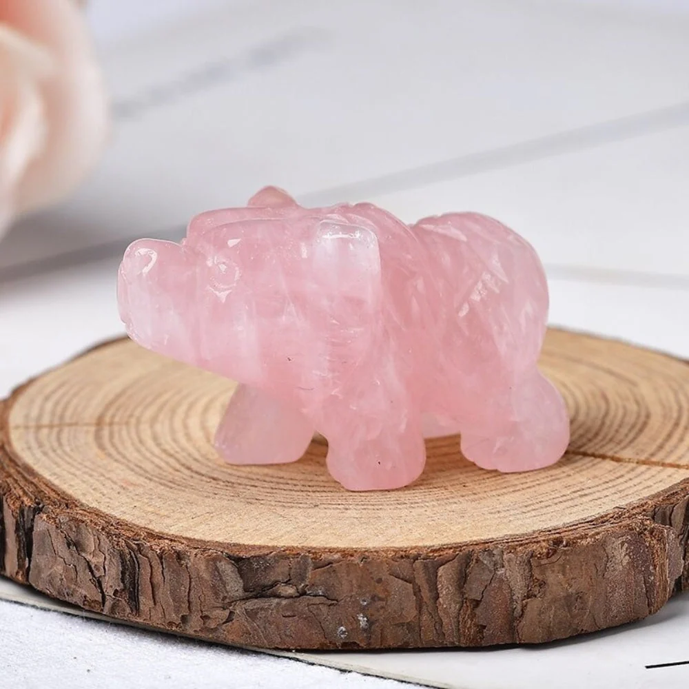 Natural Stone Bear Figurine - Image 6
