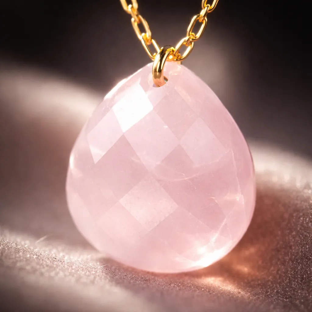 Natural Stone Water Drop Pendant — Embrace Serenity and Strength - Image 3