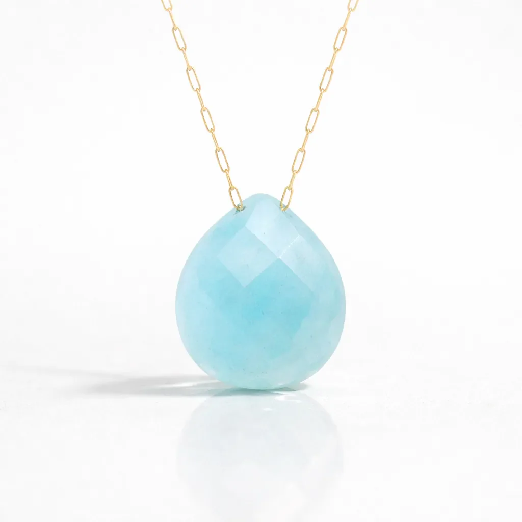 Natural Stone Water Drop Pendant — Embrace Serenity and Strength - Image 9