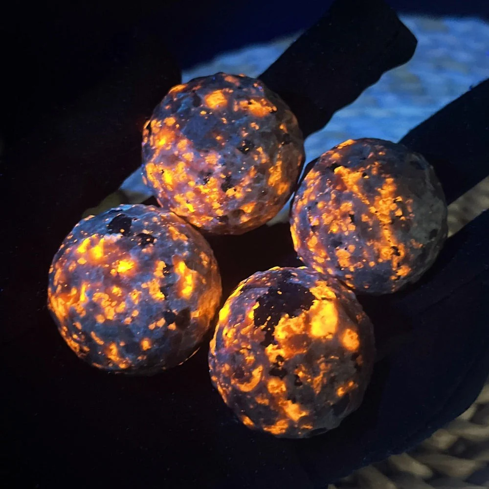 Natural Yooperlite Glowing Moon Sphere - Image 3