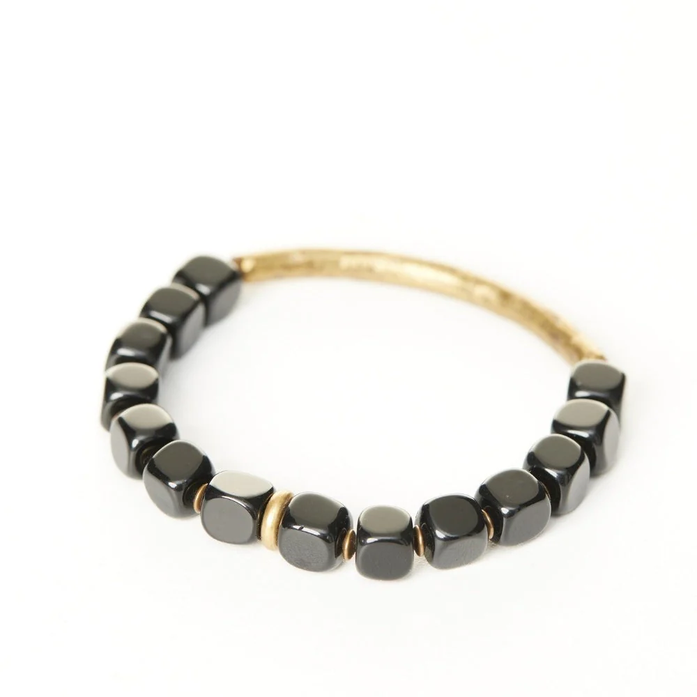 Obsidian Stone Copper Protection Bracelet - Image 3