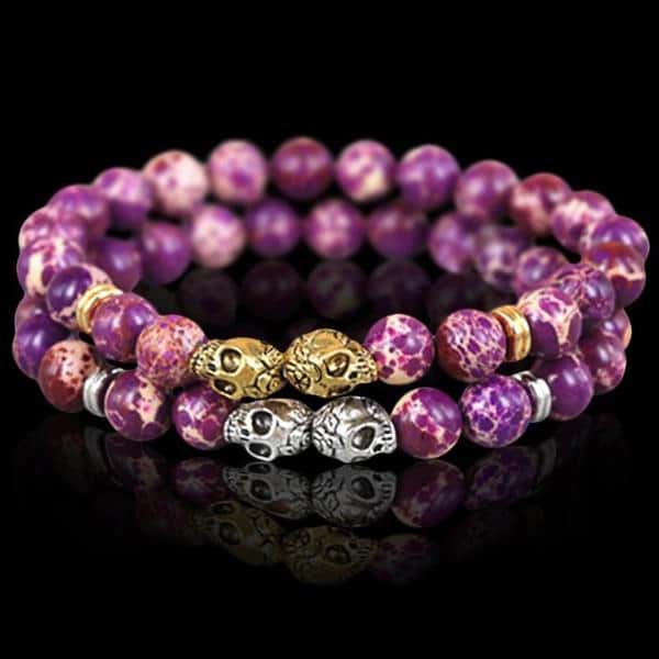 Ocean Jasper Skull Bracelets - Image 5