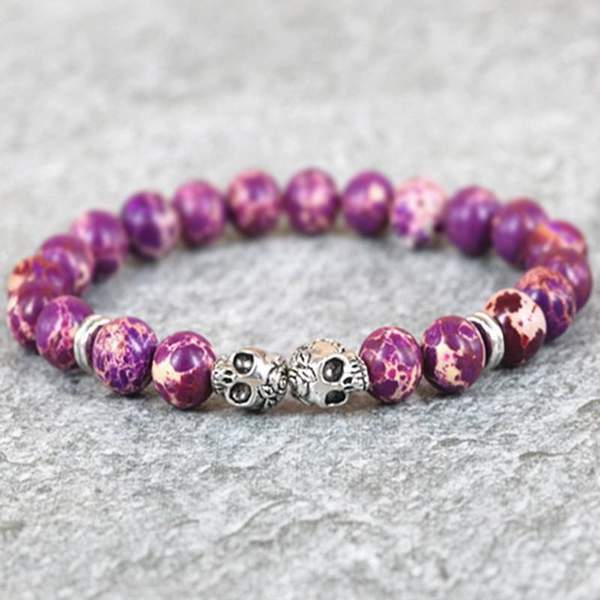 Ocean Jasper Skull Bracelets - Image 7