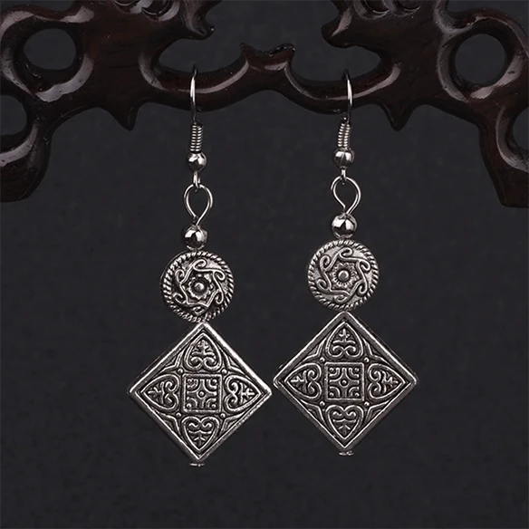 Oriental Dangle Earrings - Image 6
