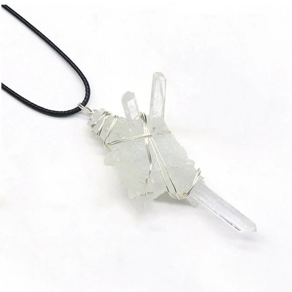 Pillar Clear Quartz Necklace - Image 2
