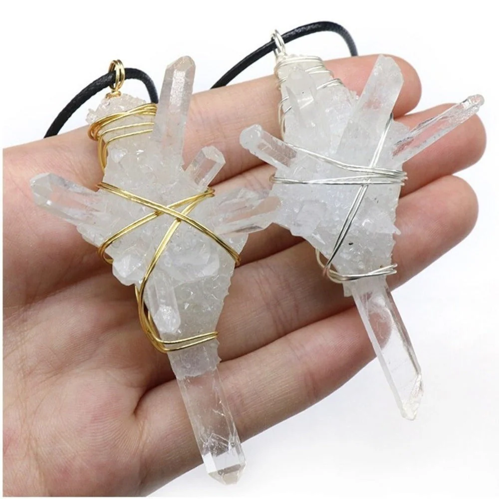 Pillar Clear Quartz Necklace - Image 5