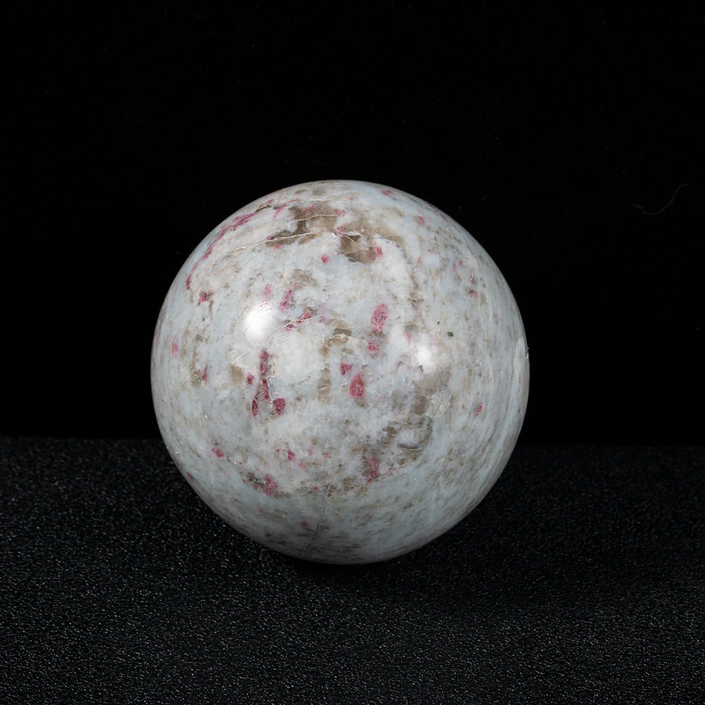 Pink Tourmaline Crystal Sphere - Image 4