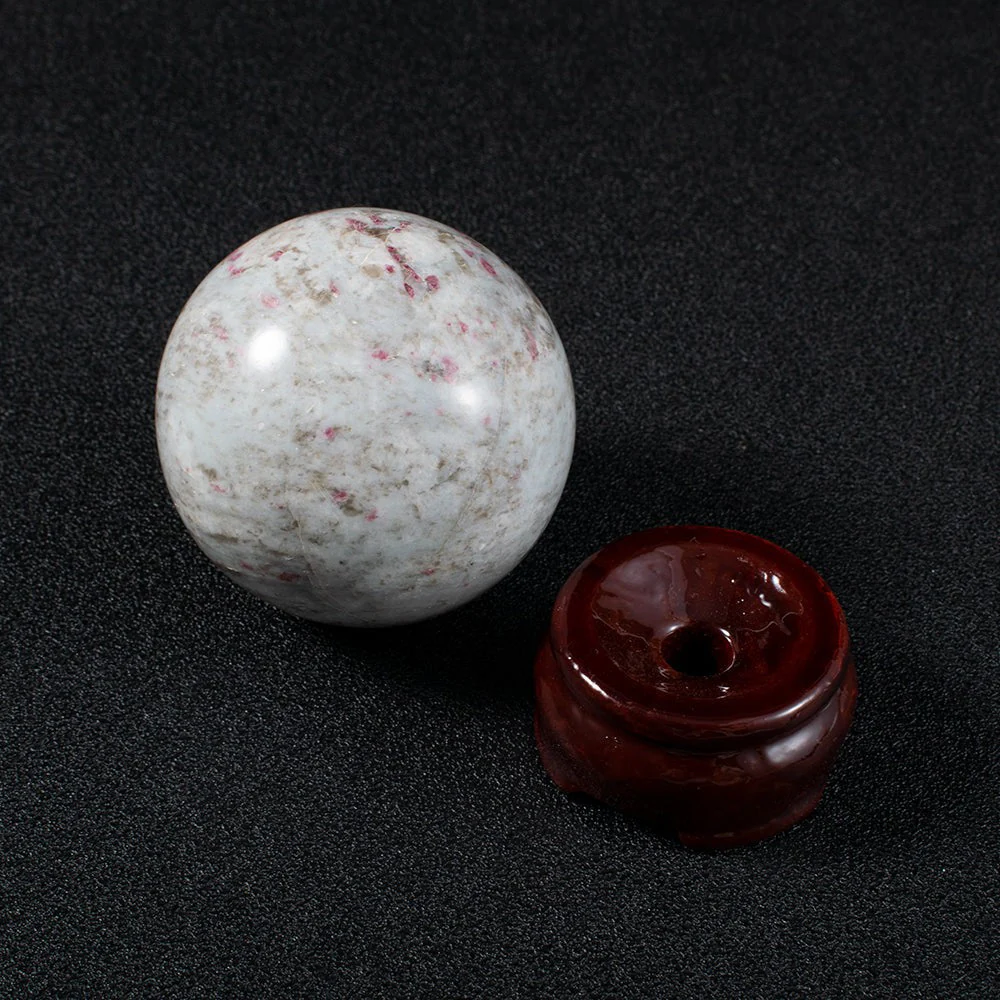 Pink Tourmaline Crystal Sphere - Image 5