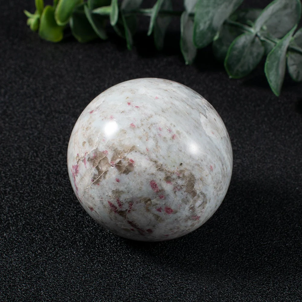 Pink Tourmaline Crystal Sphere - Image 6