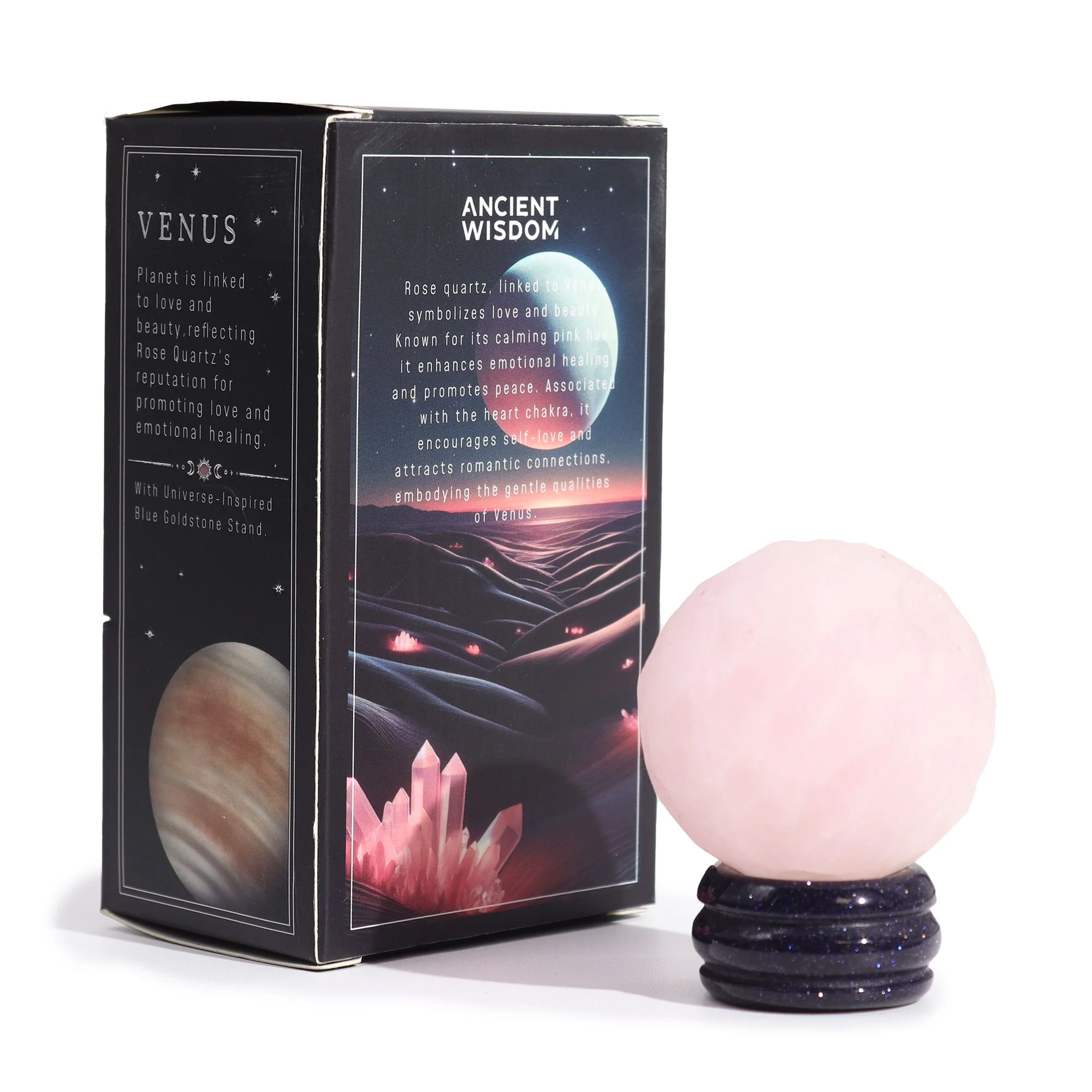 Planet Gemstones on Sola Goldstone Stand β Celestial Energy - Image 10