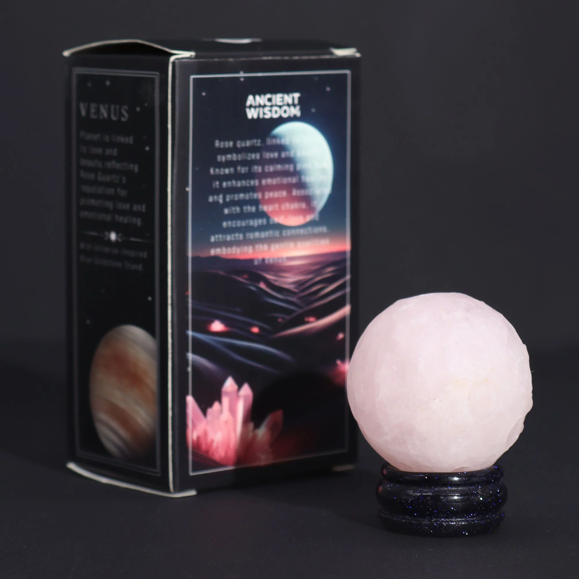 Planet Gemstones on Sola Goldstone Stand β Celestial Energy - Image 3