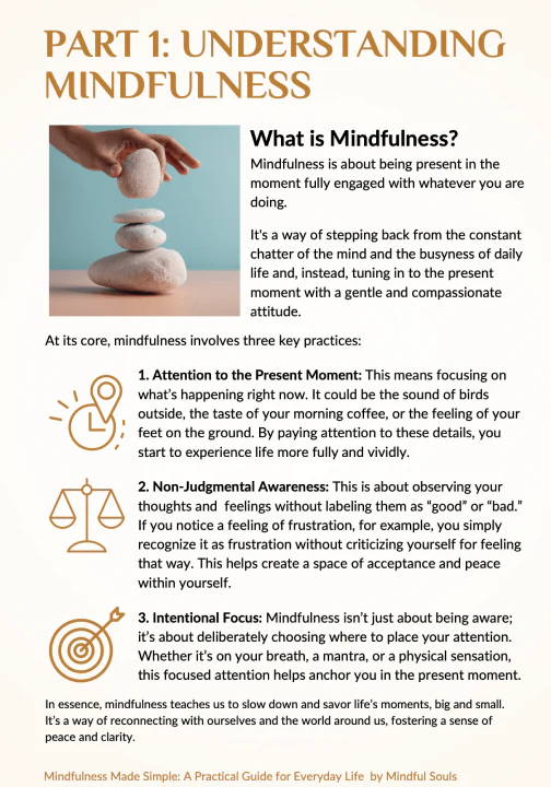 Printable Mindfulness Guide For Everyday Life - Image 3
