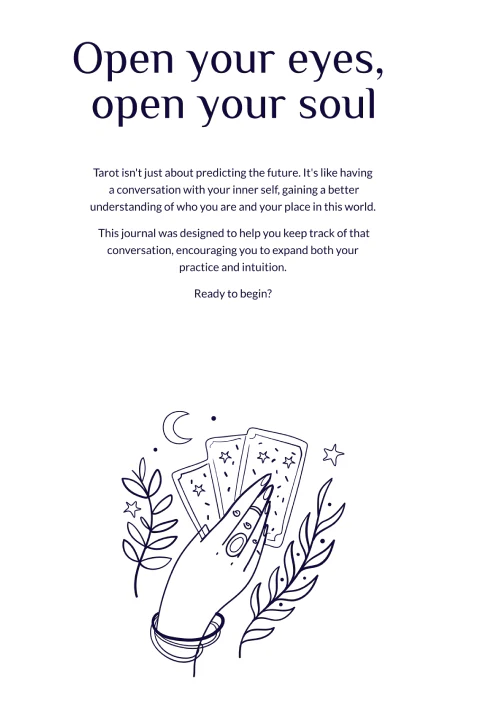 Printable Tarot Journal - Draws, Spreads & more - Image 3