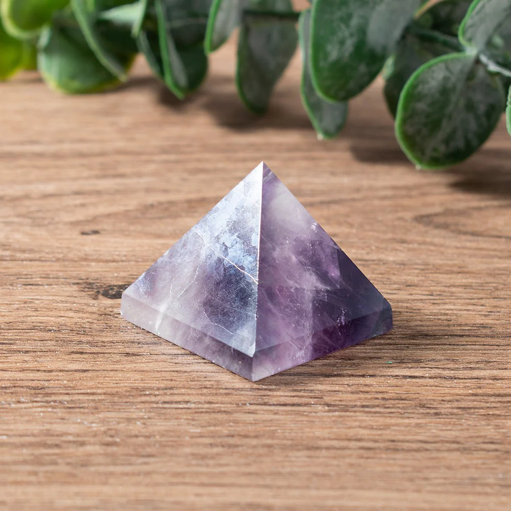 Rainbow Fluorite Crystal Pyramid - Image 5