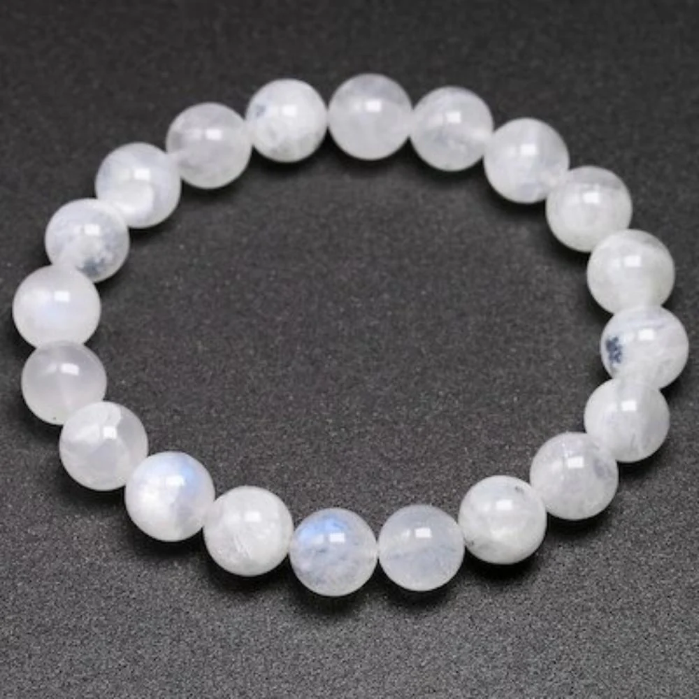 Rainbow Moonstone Bead Bracelet - Image 5