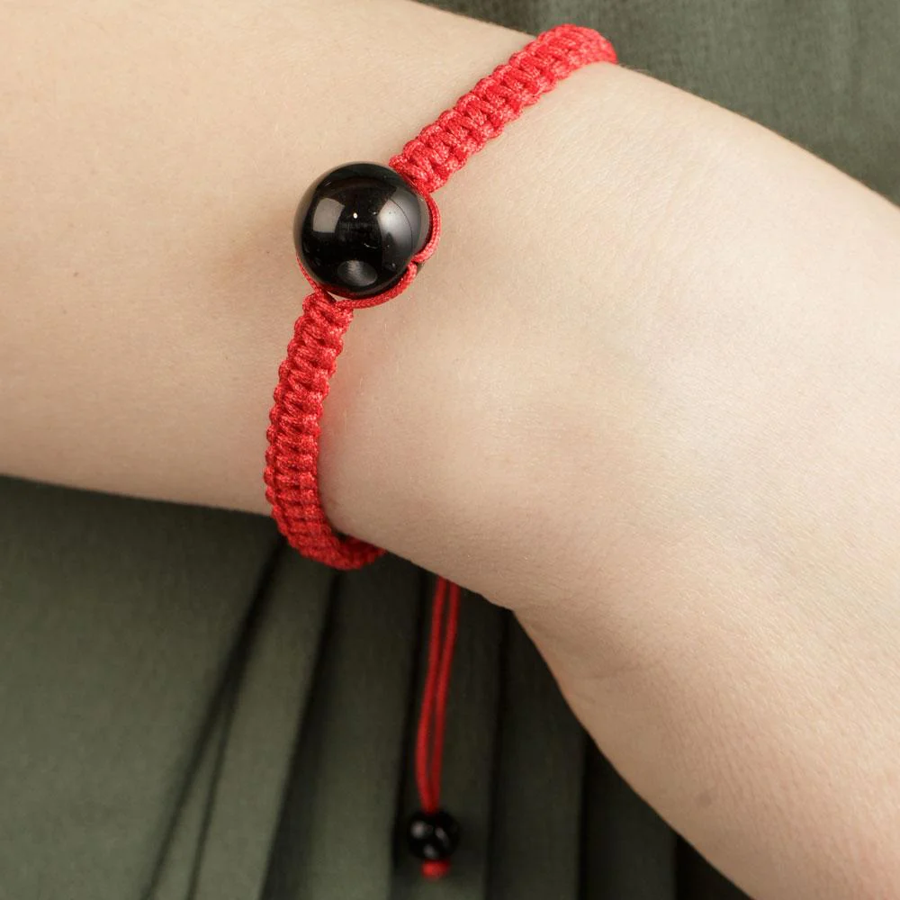 Rainbow Obsidian Lucky Bracelet - Image 4
