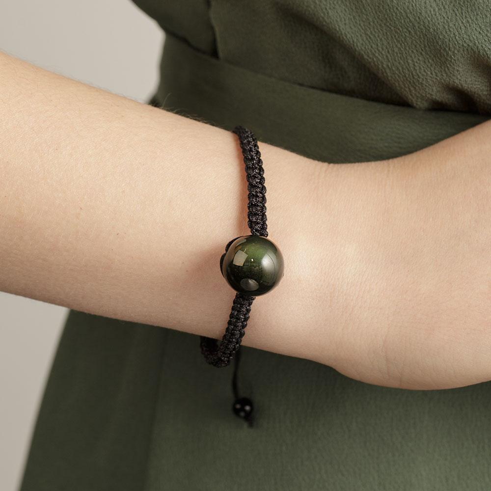 Rainbow Obsidian Lucky Bracelet - Image 5