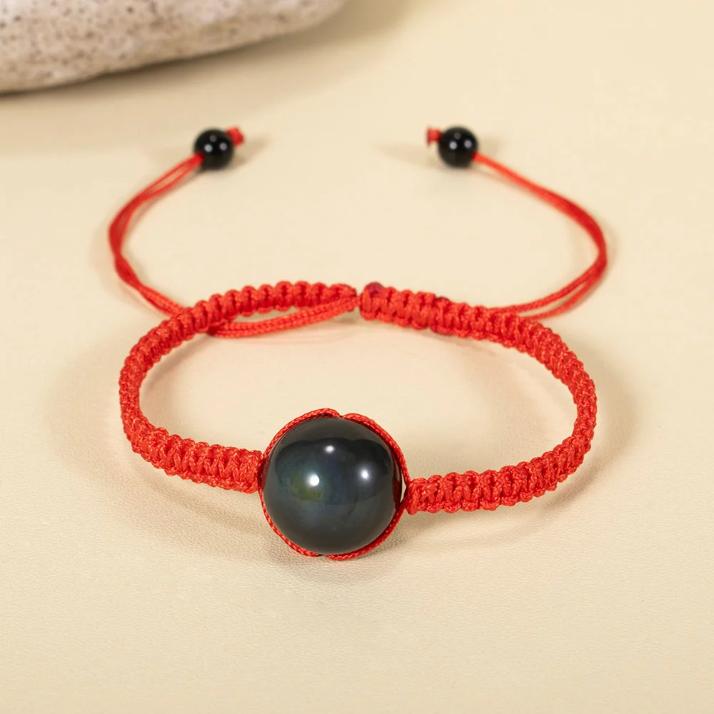 Rainbow Obsidian Lucky Bracelet - Image 9