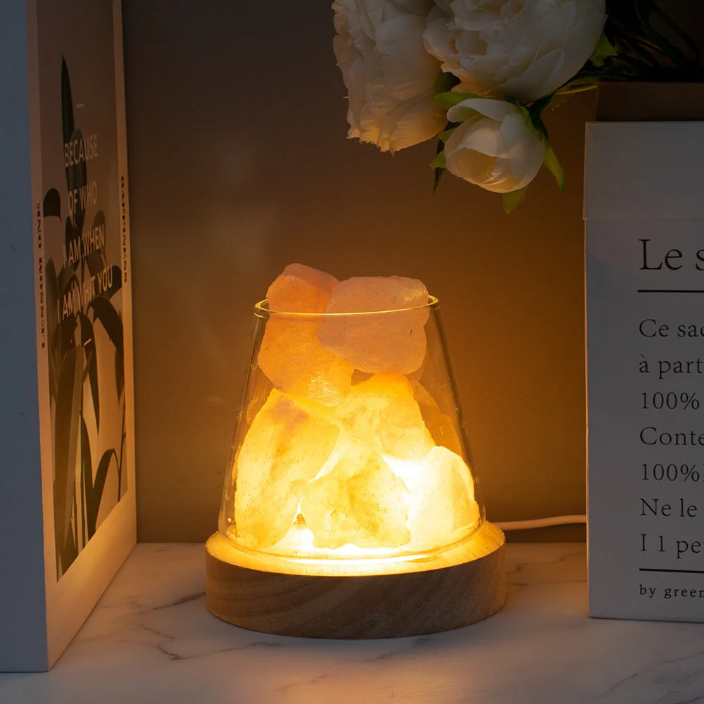 Raw Gemstone Essential Oil Diffuser With Light - Image 7