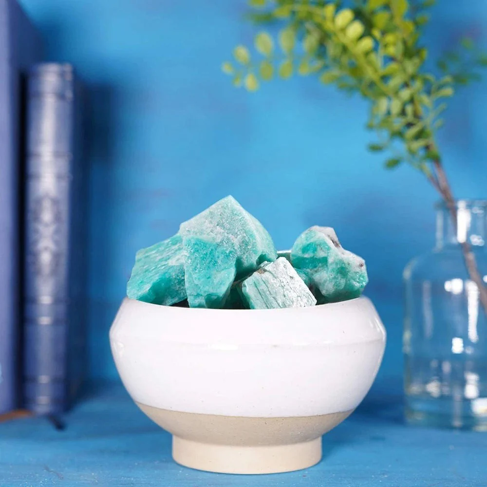 Raw Natural Amazonite Stones - Image 3