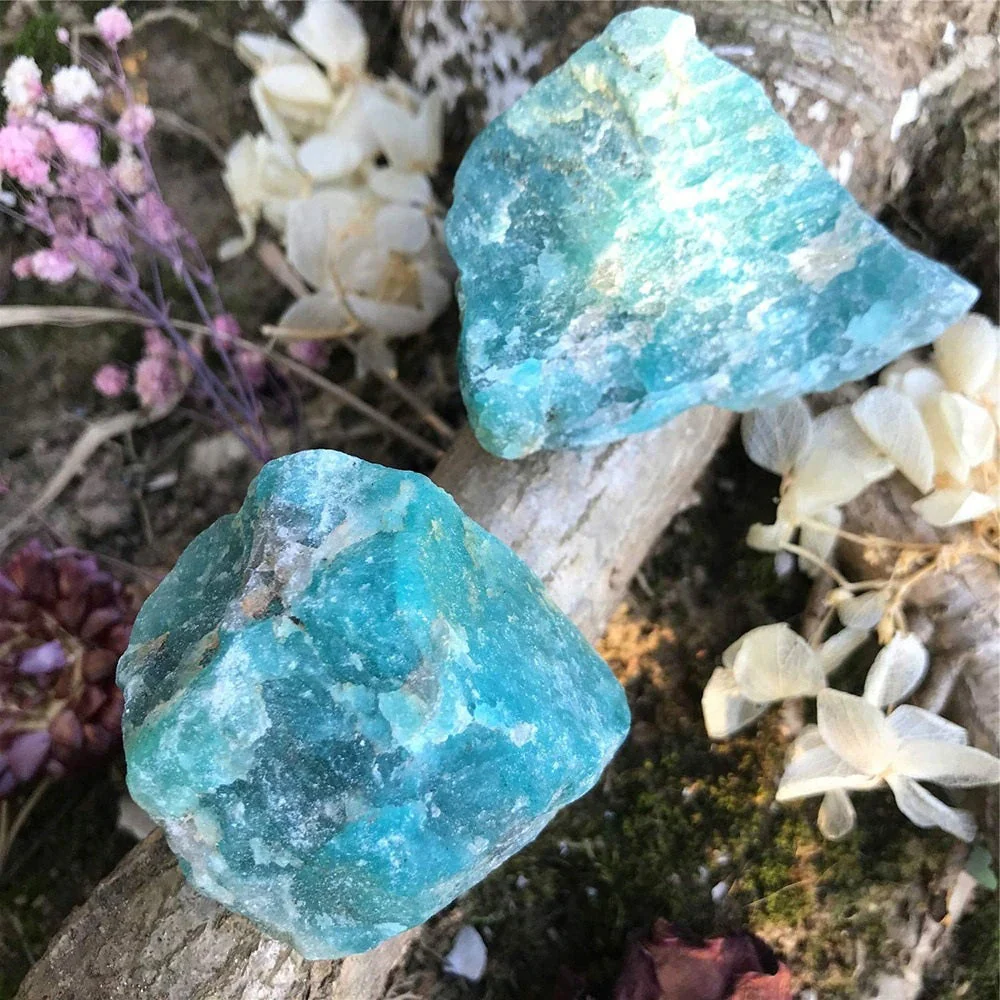 Raw Natural Amazonite Stones - Image 6
