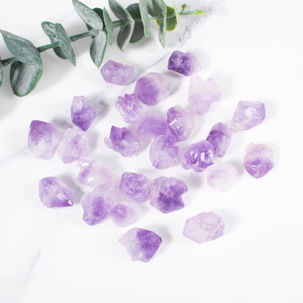 Raw Natural Amethyst Stones - Image 3