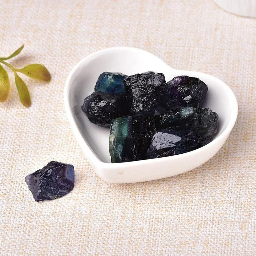 Raw Rainbow Fluorite Stones - Image 3