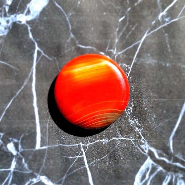 Red Agate Circle Crystal - Image 4